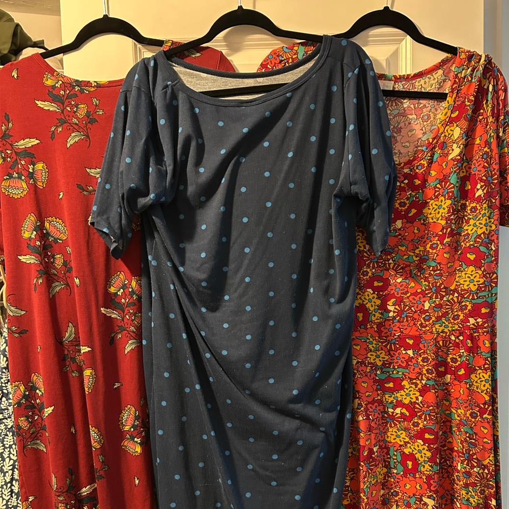 Lot of 3 2XL LulaRoe dresses
